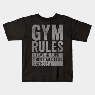 My Gym Rules - Funny Gym Quote Kids T-Shirt